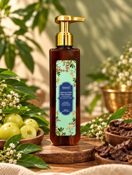 Sauveur Gold Hair Cleanser for Hair Growth – 200ml